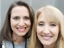 Tanya Granic Allen and Laura-Lynn Thompson. Loving us to pieces. (Facebook.)